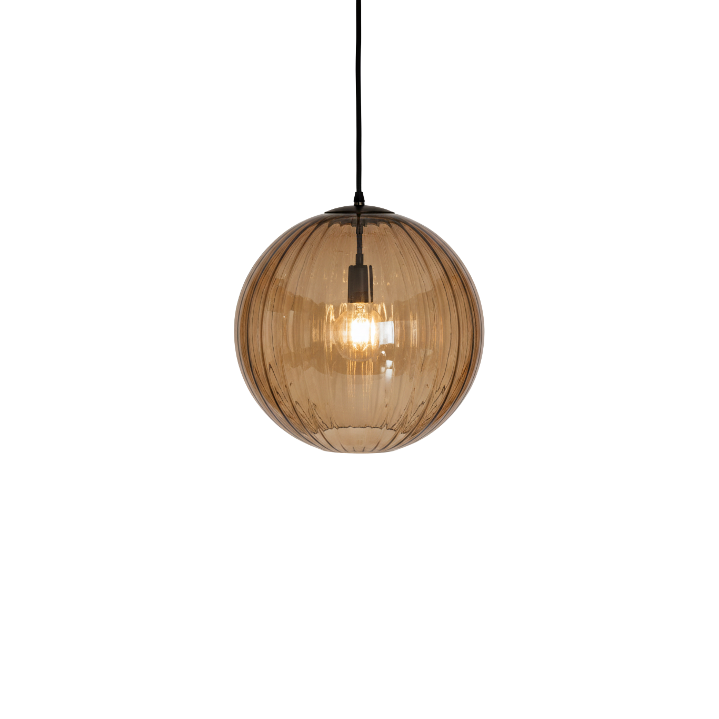 Ciepła szklana lampa wisząca do wnętrz