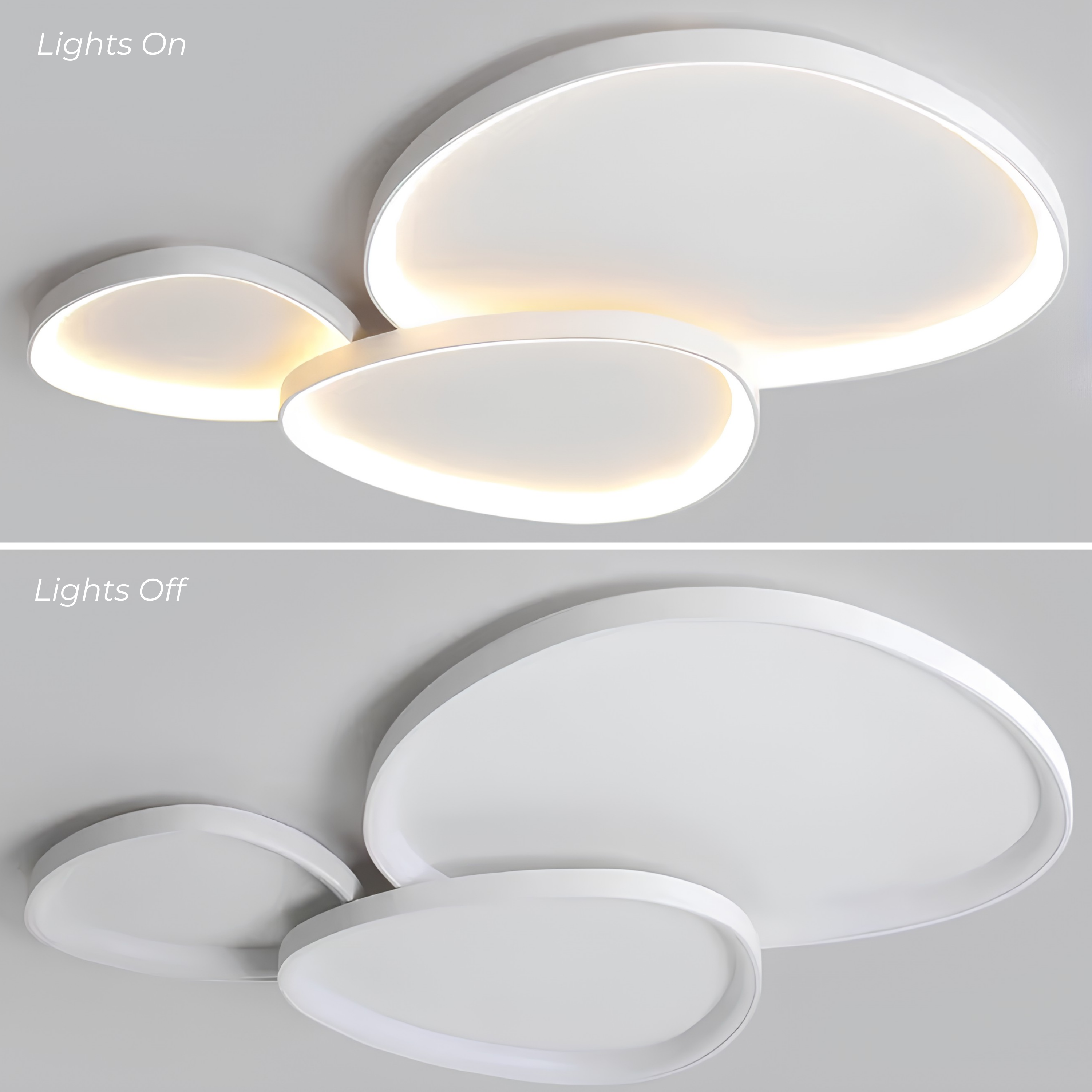 Modern 3-Light Ceiling Light
