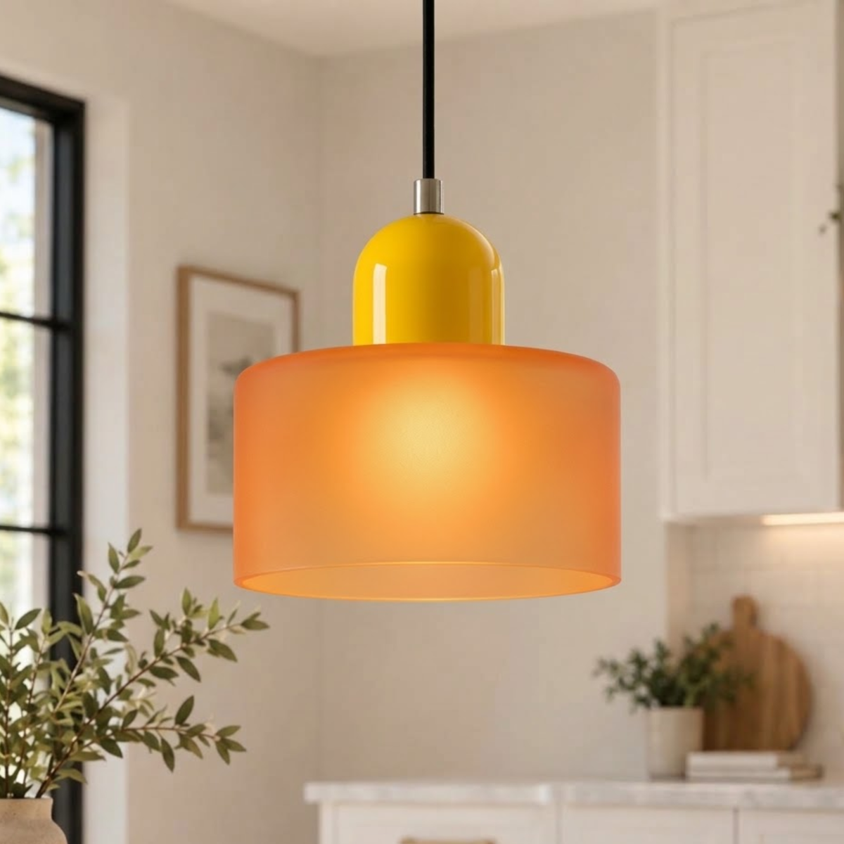 Halo Glass Pendant Light