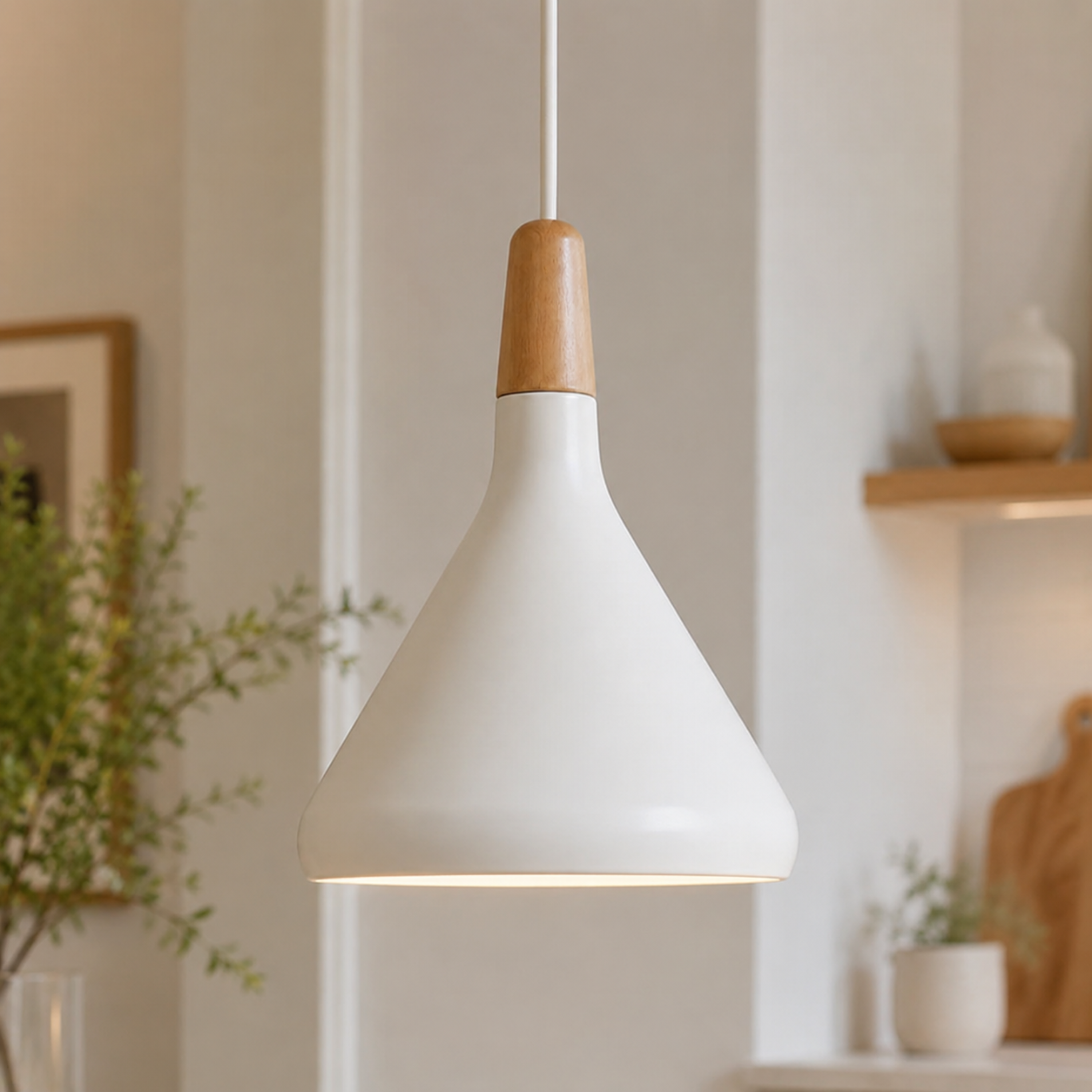 Nordic Wood Pendant Light