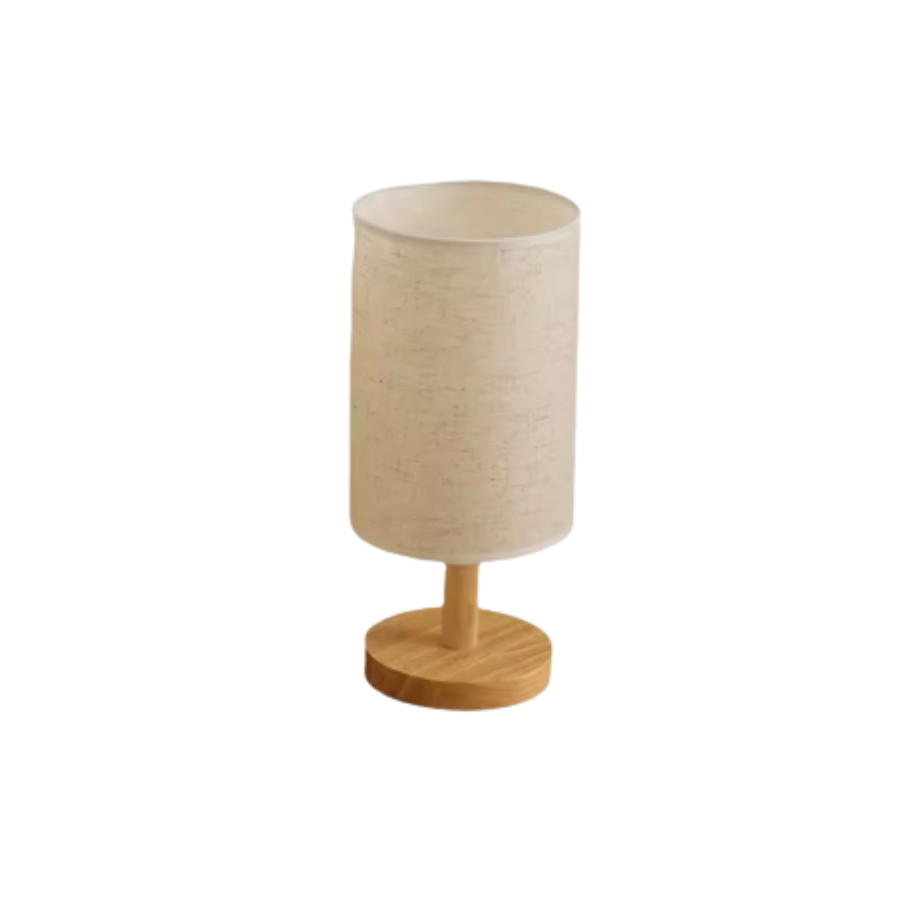 Minimalistyczna materiałowa lampka nocna