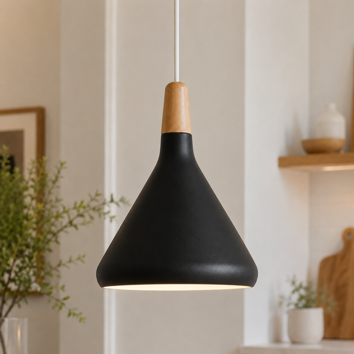 Nordic Wood Pendant Light