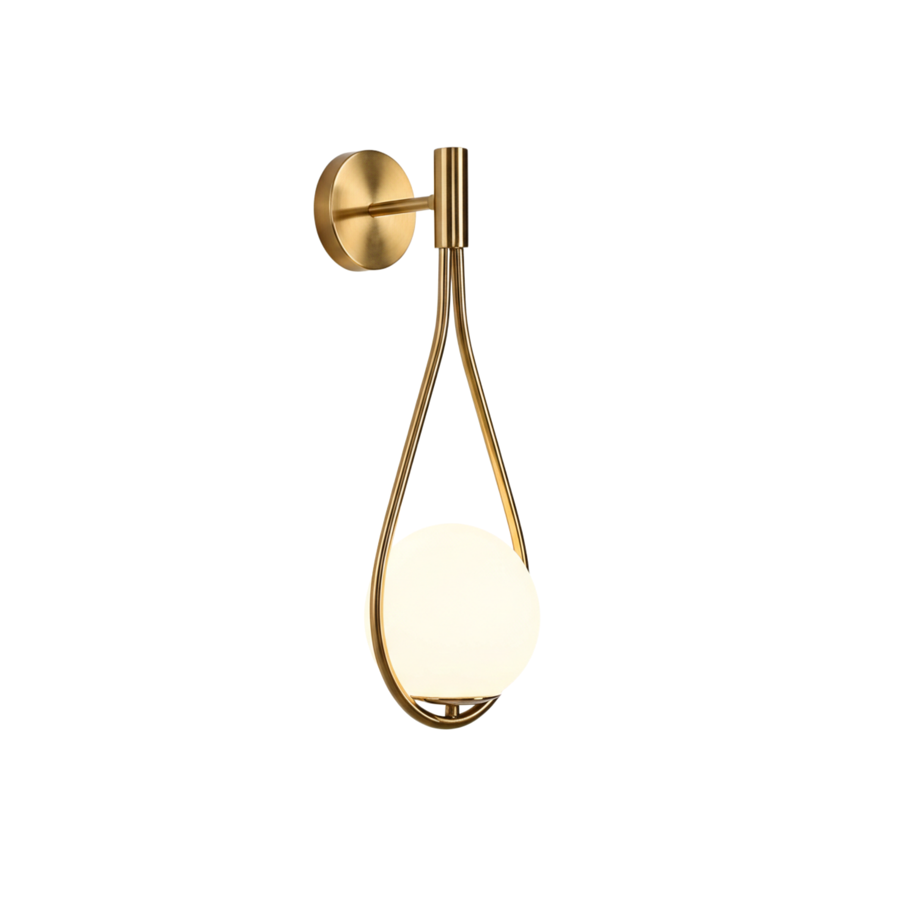 Metalowa lampa ścienna LED do wnętrz bez źródła światła