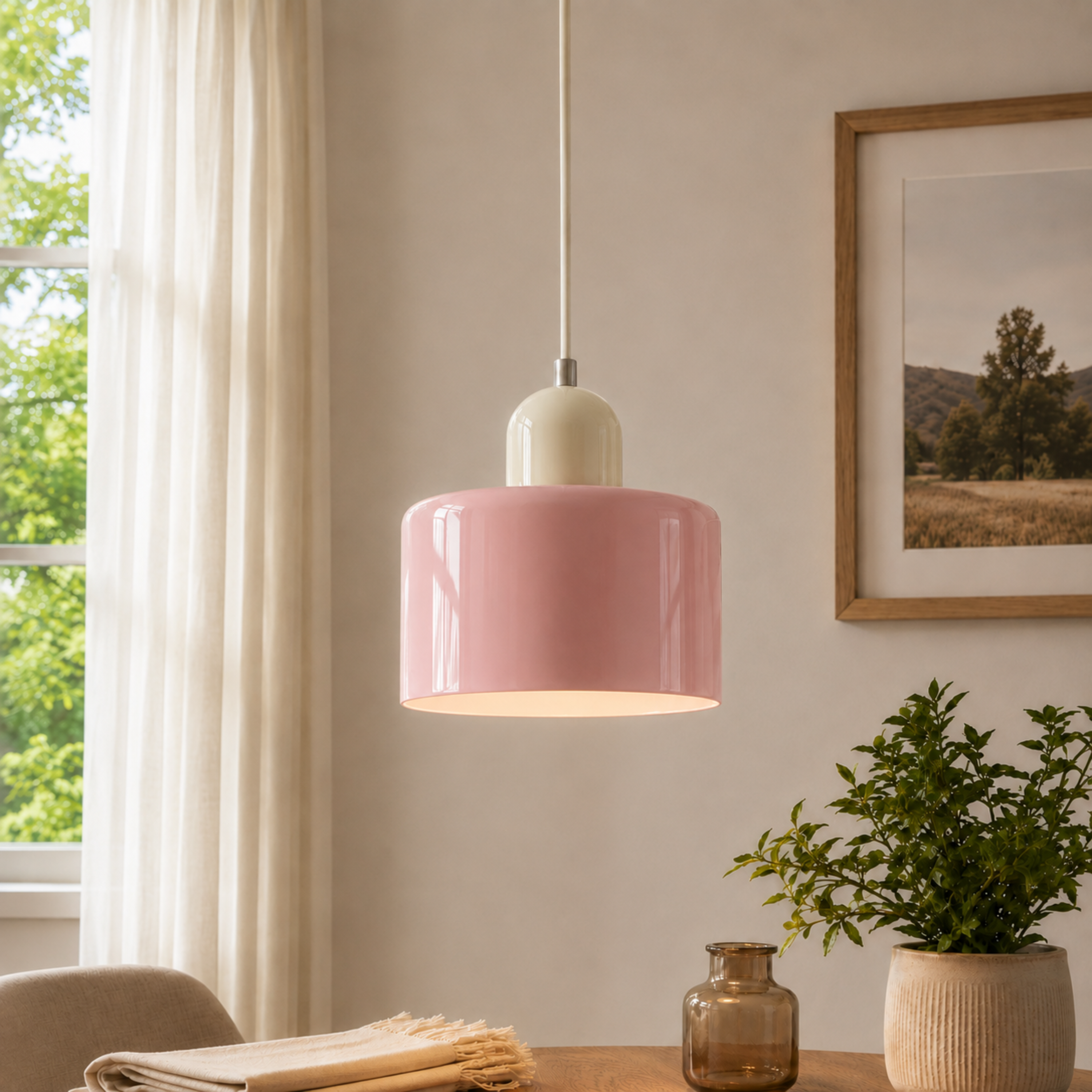 Halo Glass Pendant Light