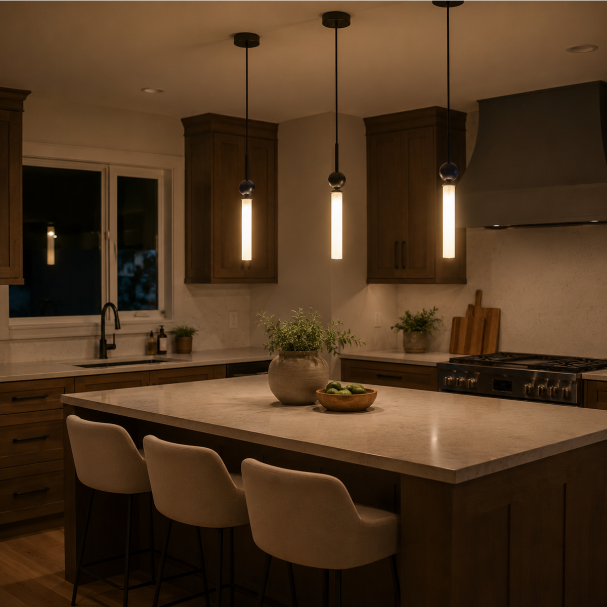 Modern LED Marble Pendant Light