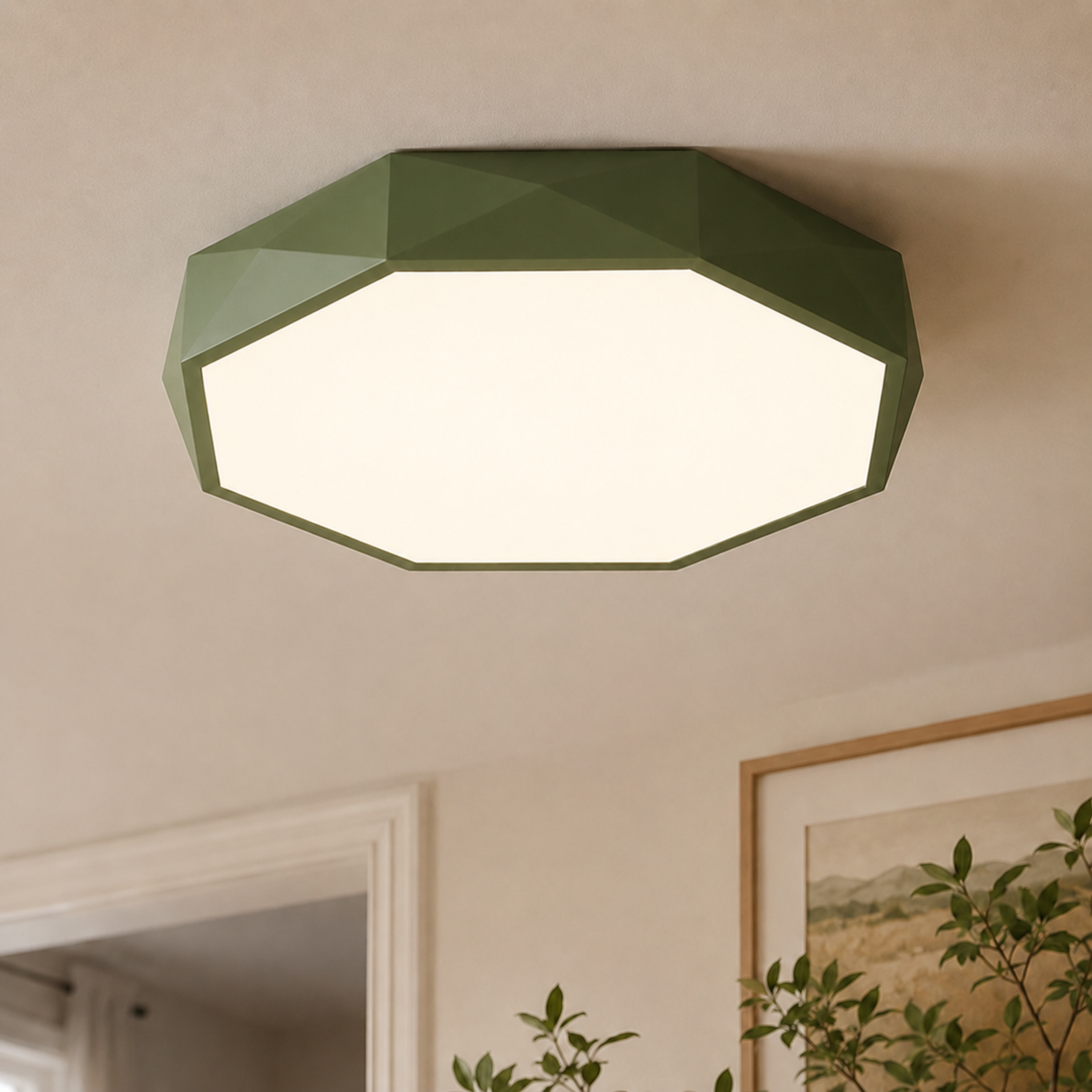 Modern Abstract Scandinavian LED Ceiling Light
