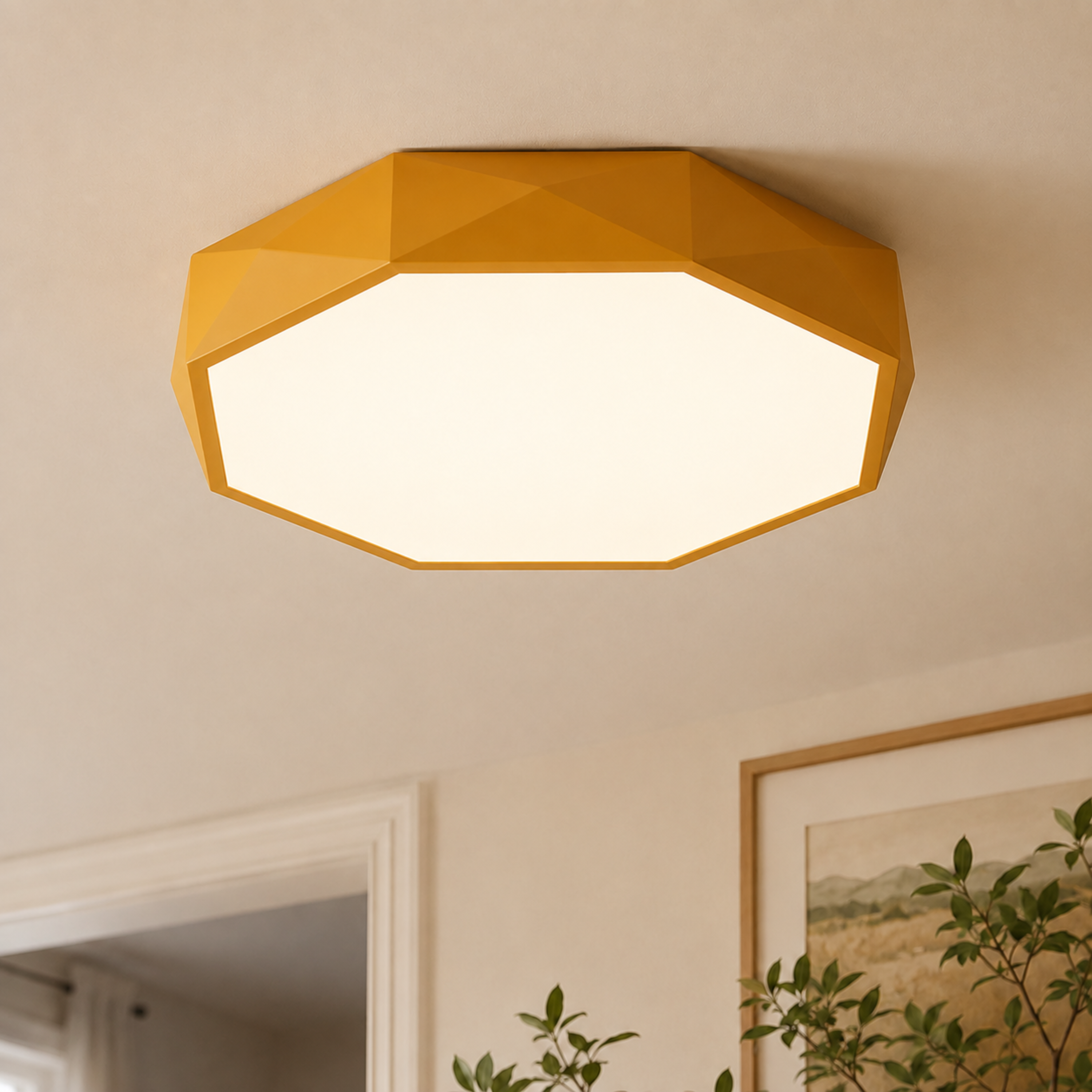 Modern Abstract Scandinavian LED Ceiling Light