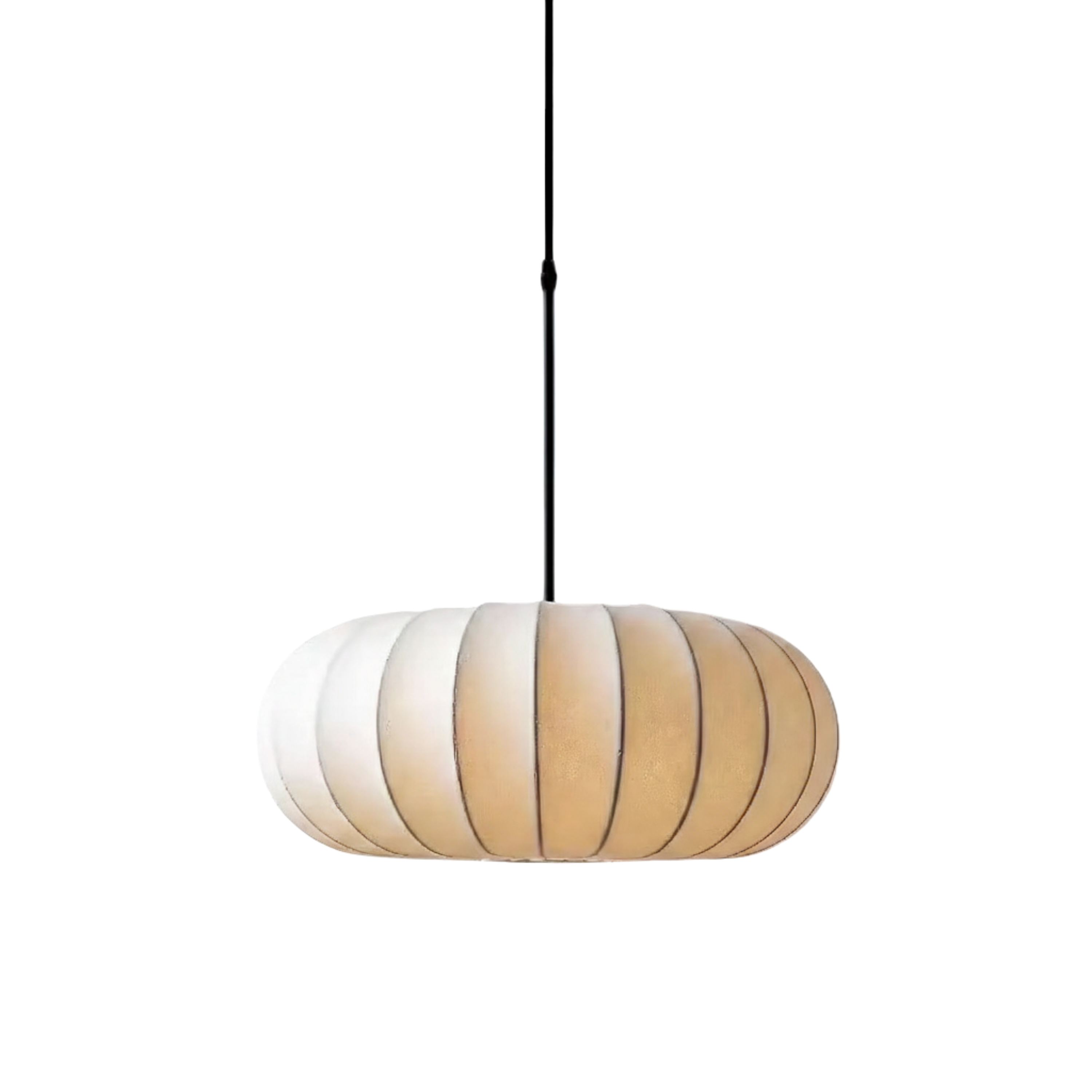 Wewnętrzna lampa wisząca Verona z jedwabiu