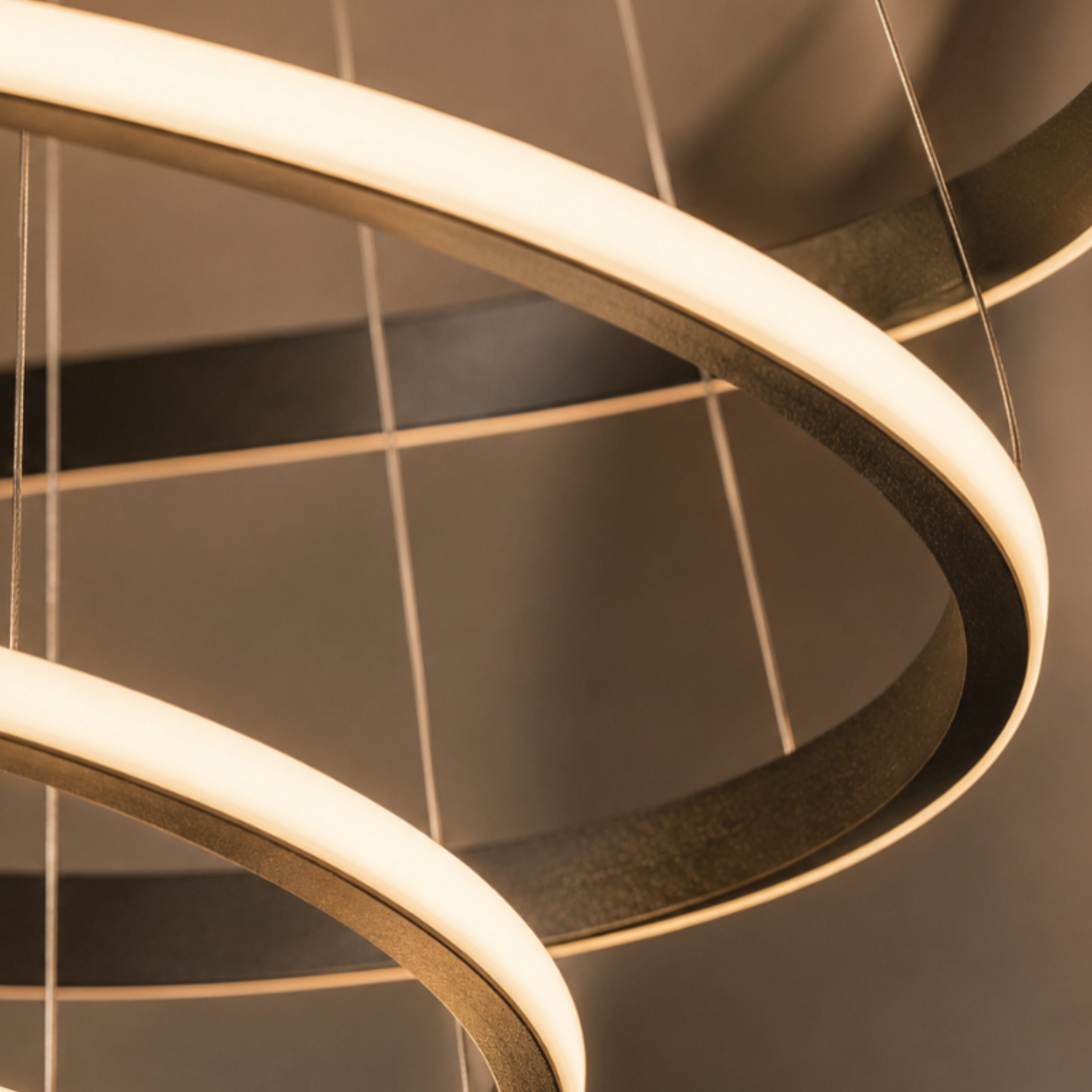 Modern LED Ring Chandelier