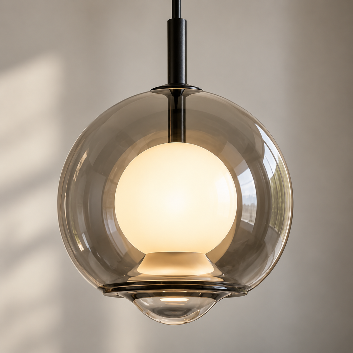 Dimmable Glass Pendant Light