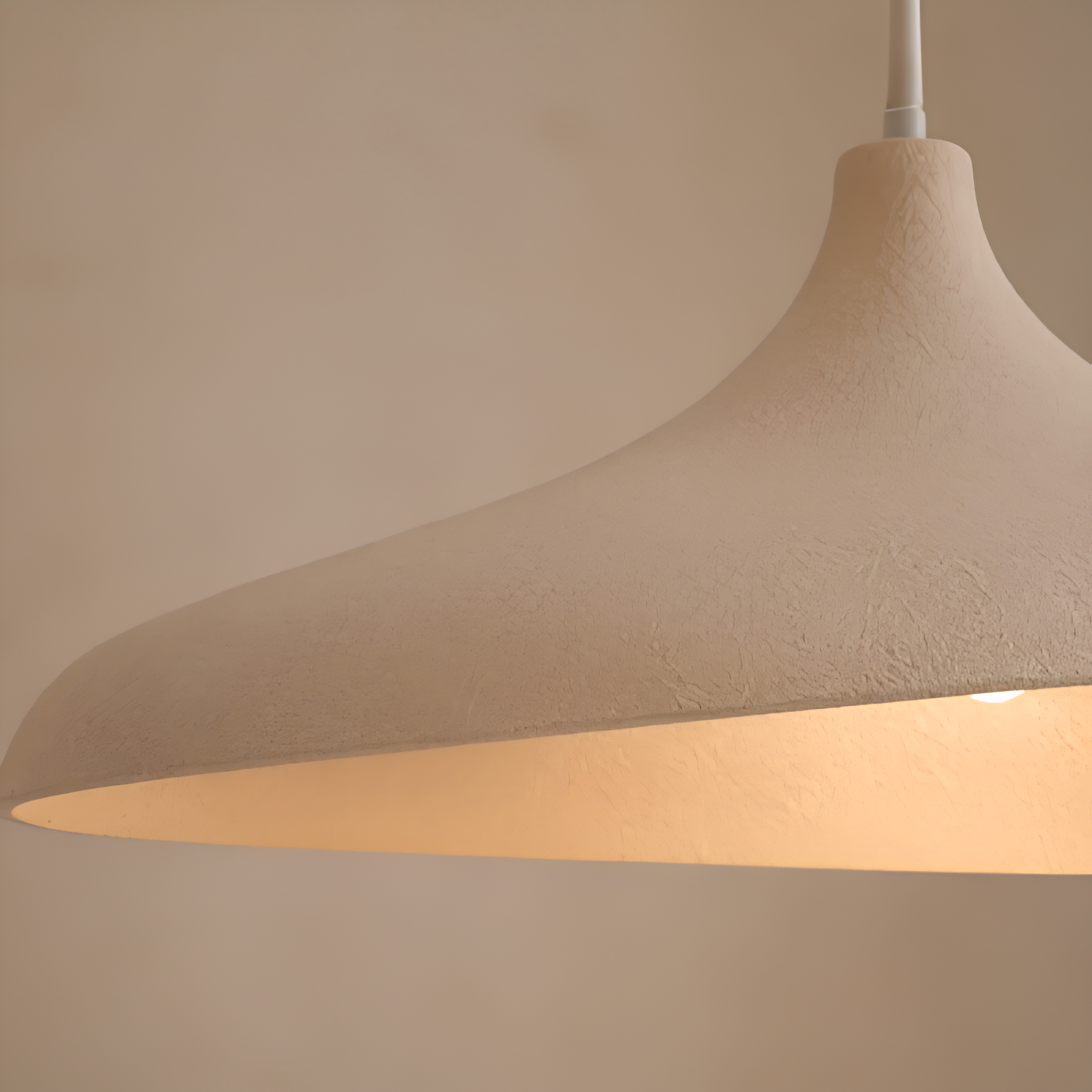 Japanese Wabi-Sabi Paper LED Pendant Light
