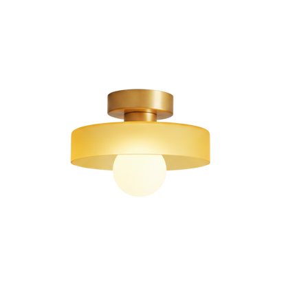 Francuska lampa sufitowa LED w stylu Bauhaus