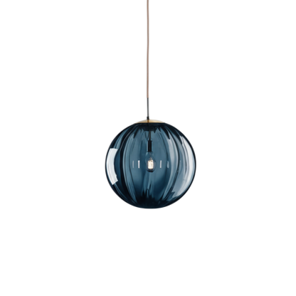 Ciepła szklana lampa wisząca do wnętrz