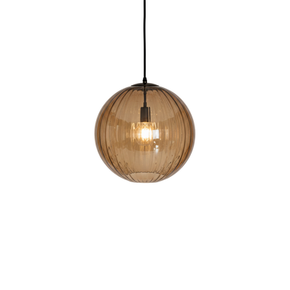 Ciepła szklana lampa wisząca do wnętrz