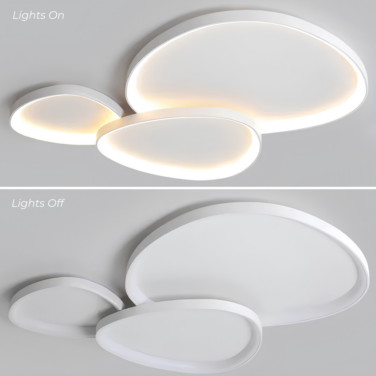 Modern 3-Light Ceiling Light
