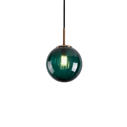Ciepła szklana lampa wisząca do wnętrz