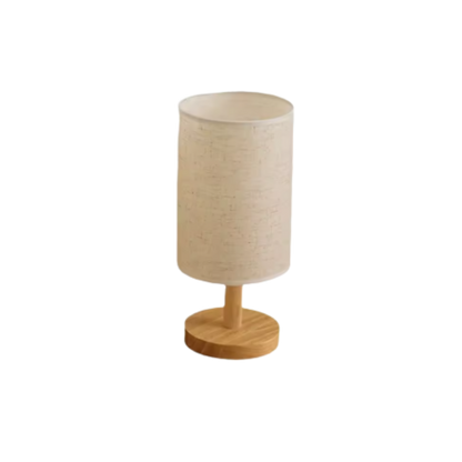 Minimalistyczna materiałowa lampka nocna
