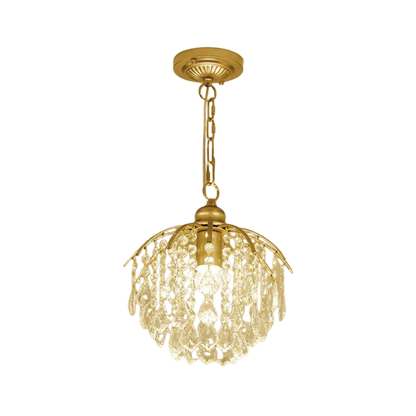 Lampa wisząca z kryształu