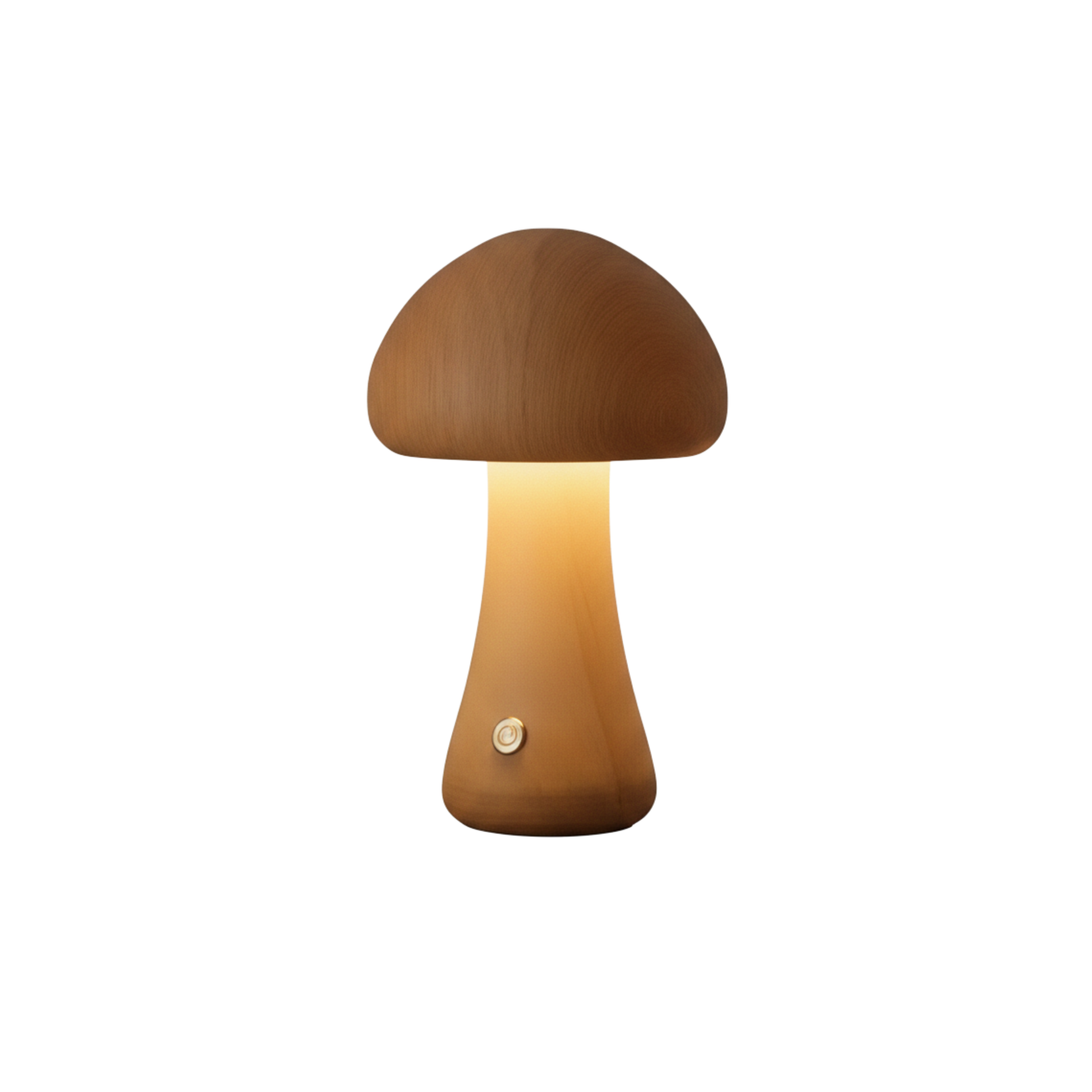 Nowoczesna minimalistyczna lampa stołowa w kształcie grzyba