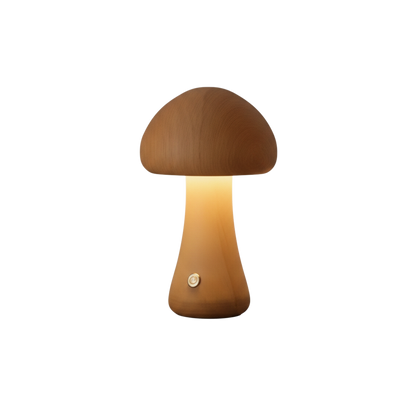 Nowoczesna minimalistyczna lampa stołowa w kształcie grzyba