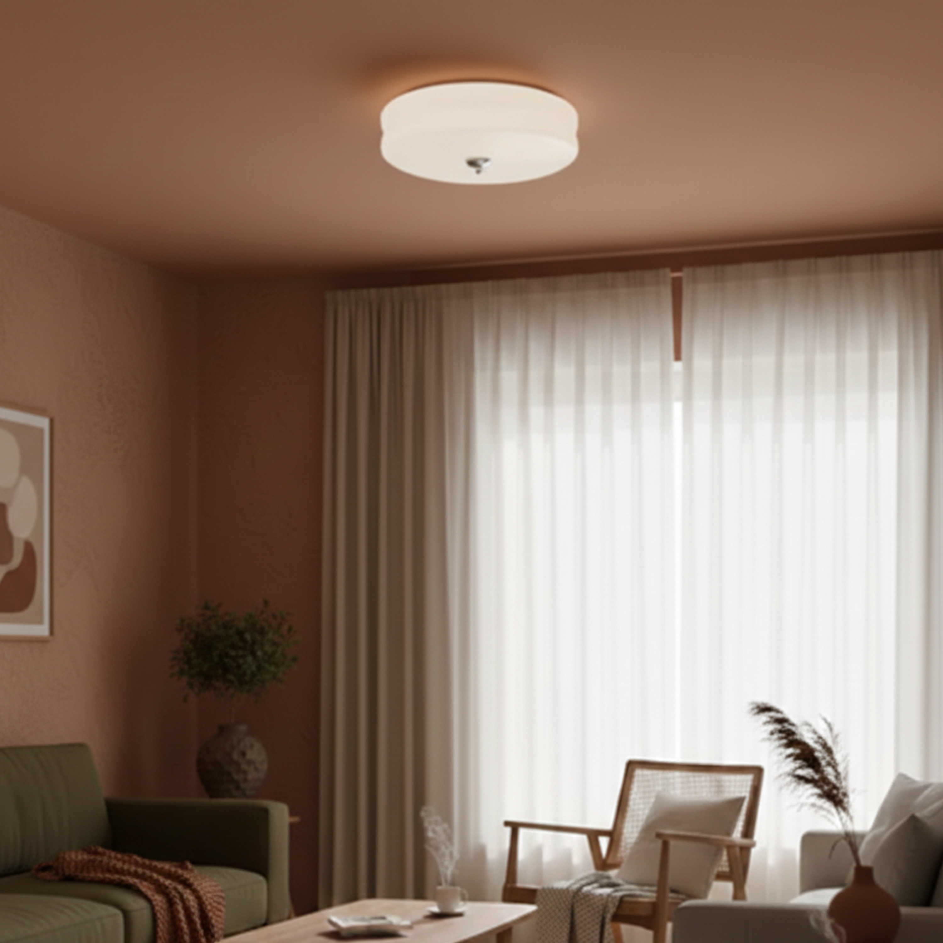 Ściemnialna lampa sufitowa LED