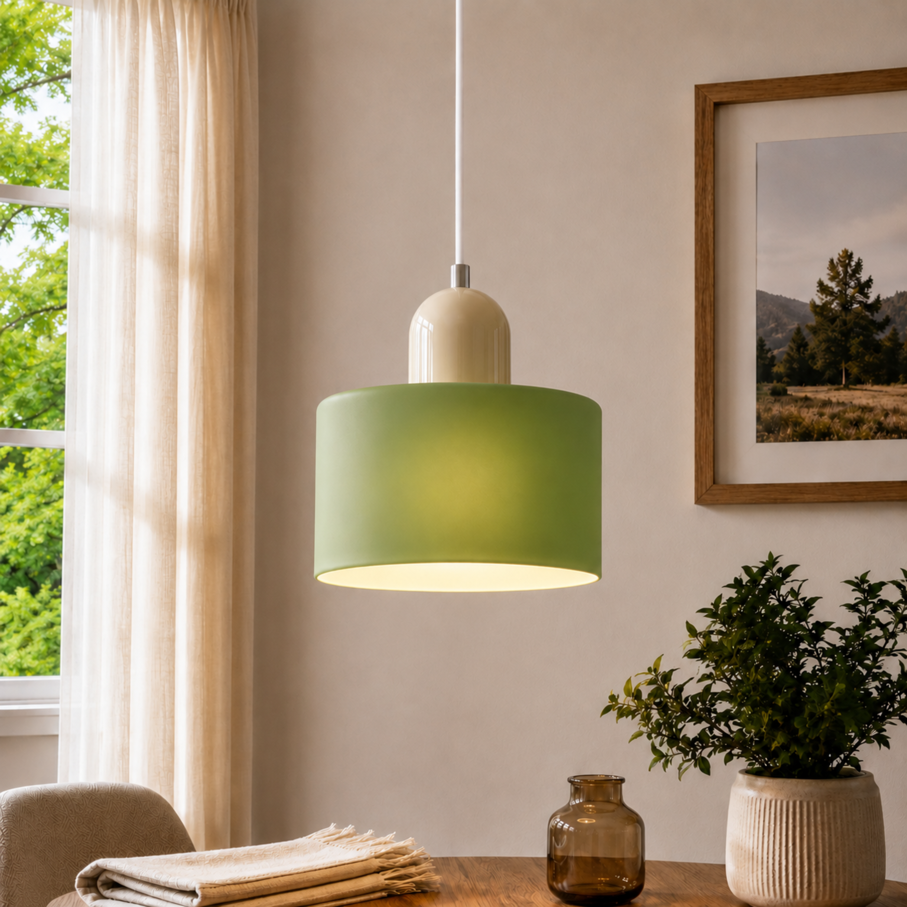 Halo Glass Pendant Light