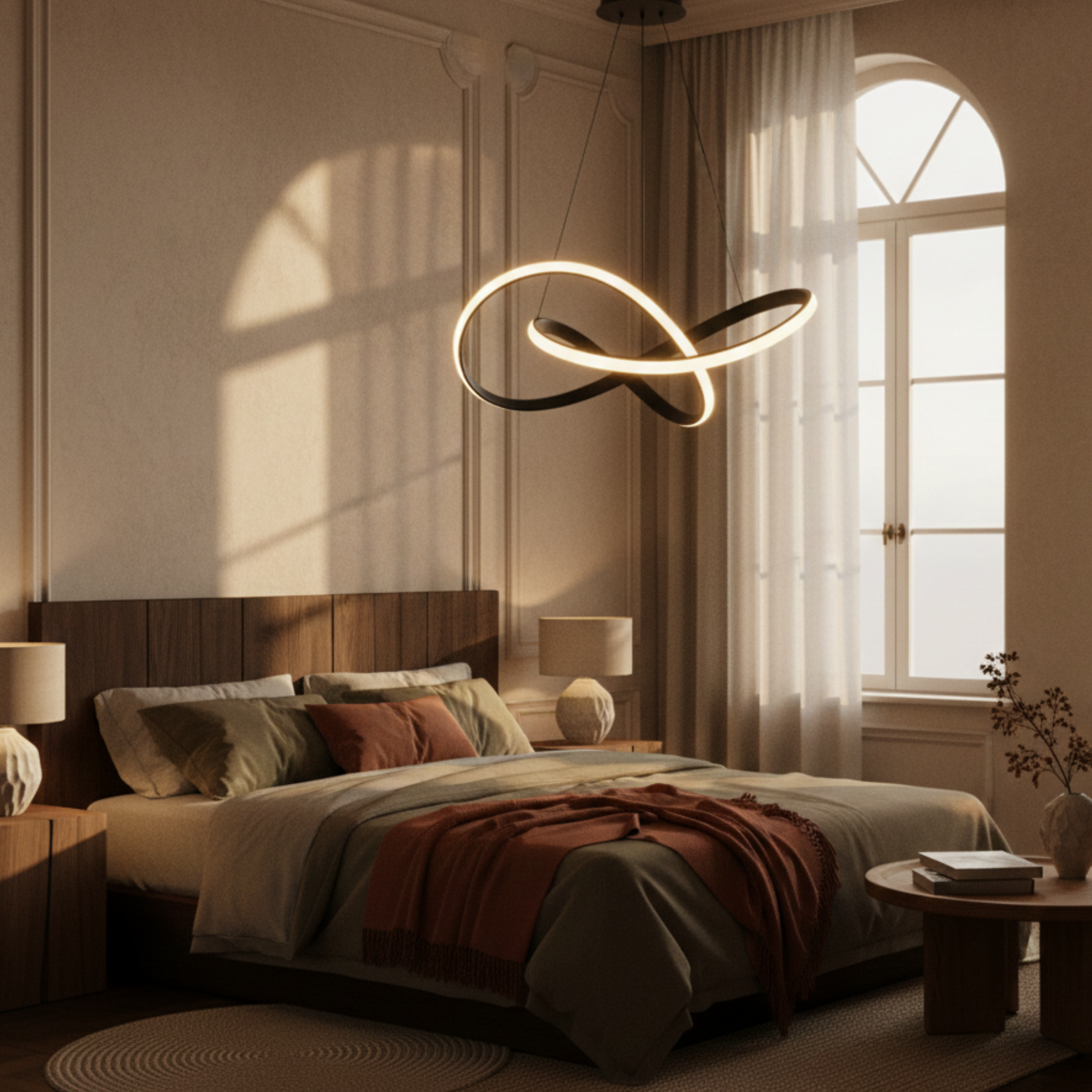 Nowoczesna lampa wisząca LED