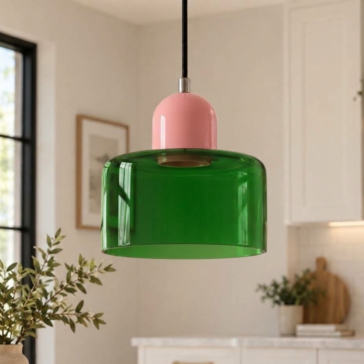 Halo Glass Pendant Light