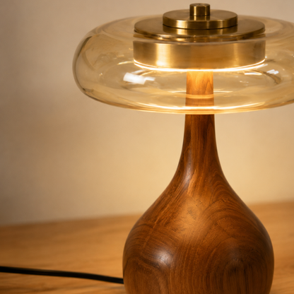 Elegant Glass LED Table Lamp