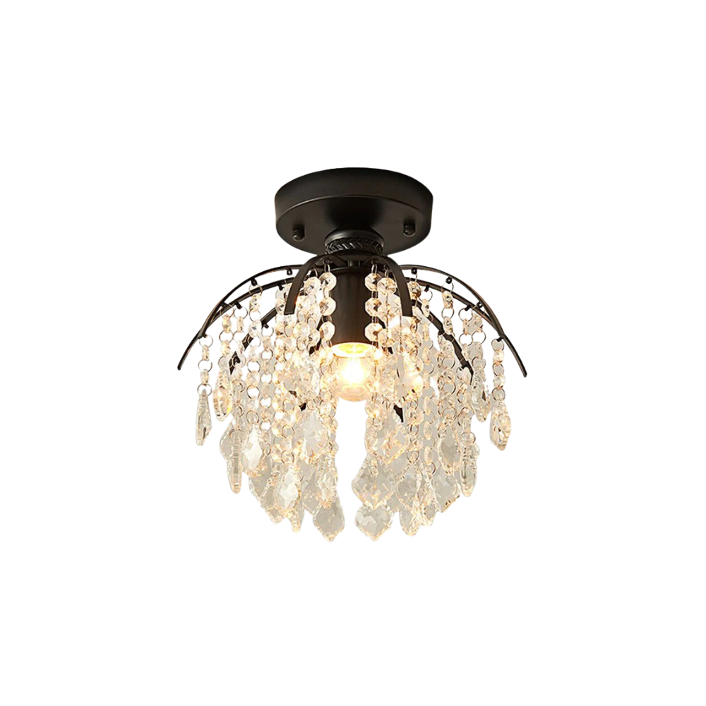 Lampa wisząca z kryształu