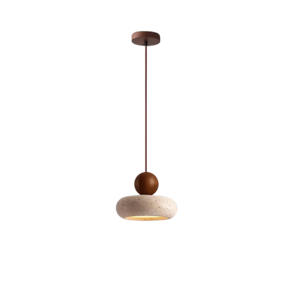 Lampa wisząca vintage z kamienia agatowego