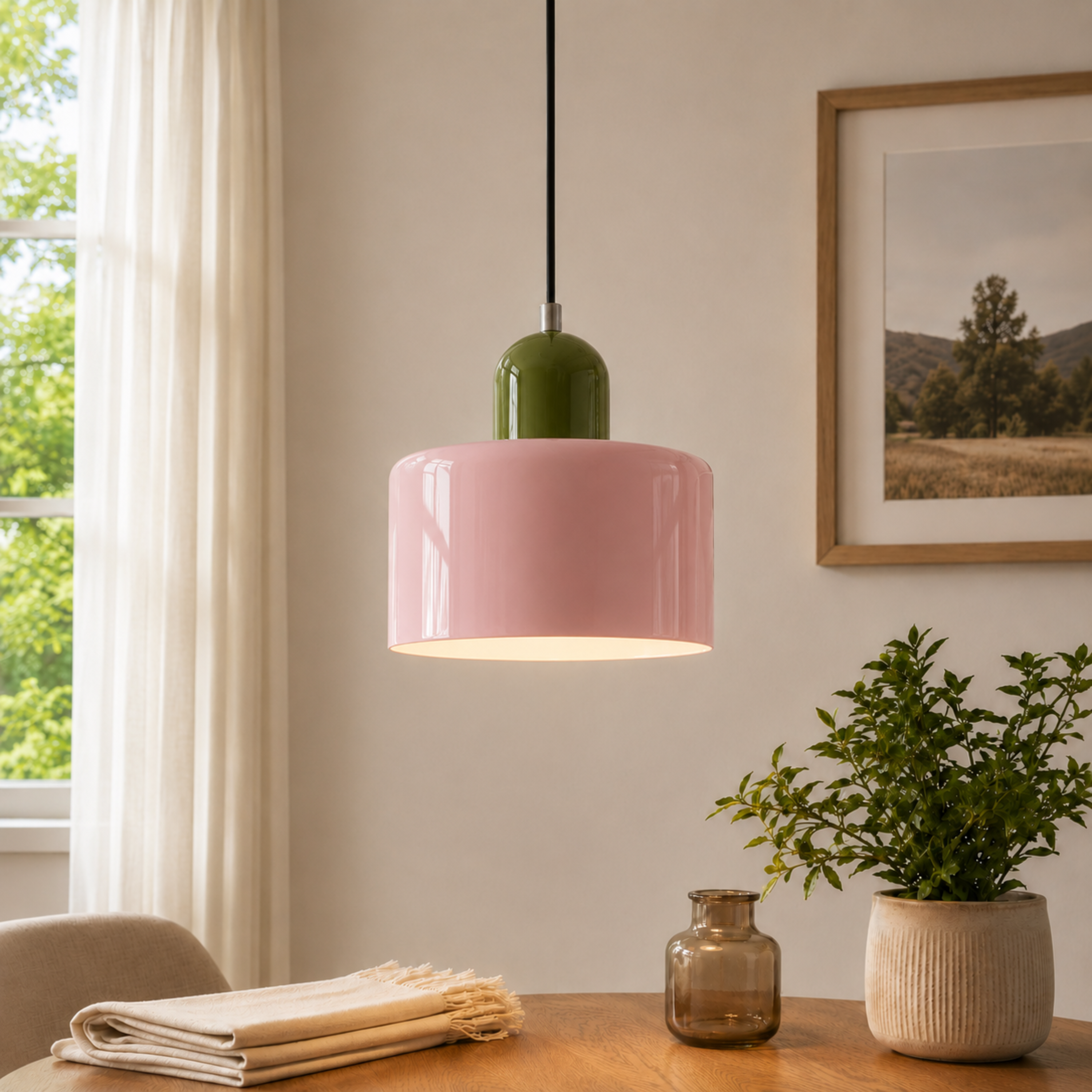 Halo Glass Pendant Light