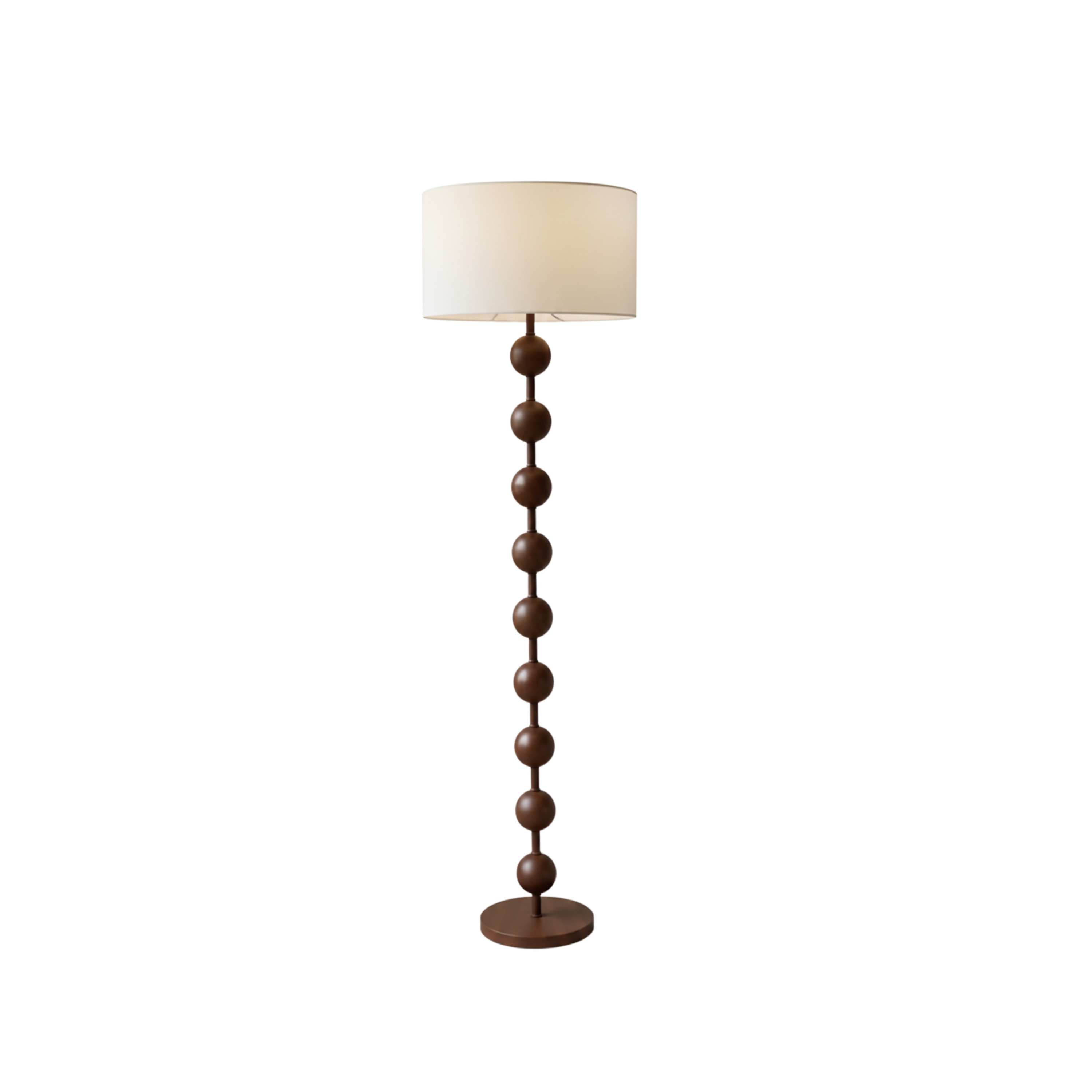 Lampa podłogowa vintage orzecha amerykańskie