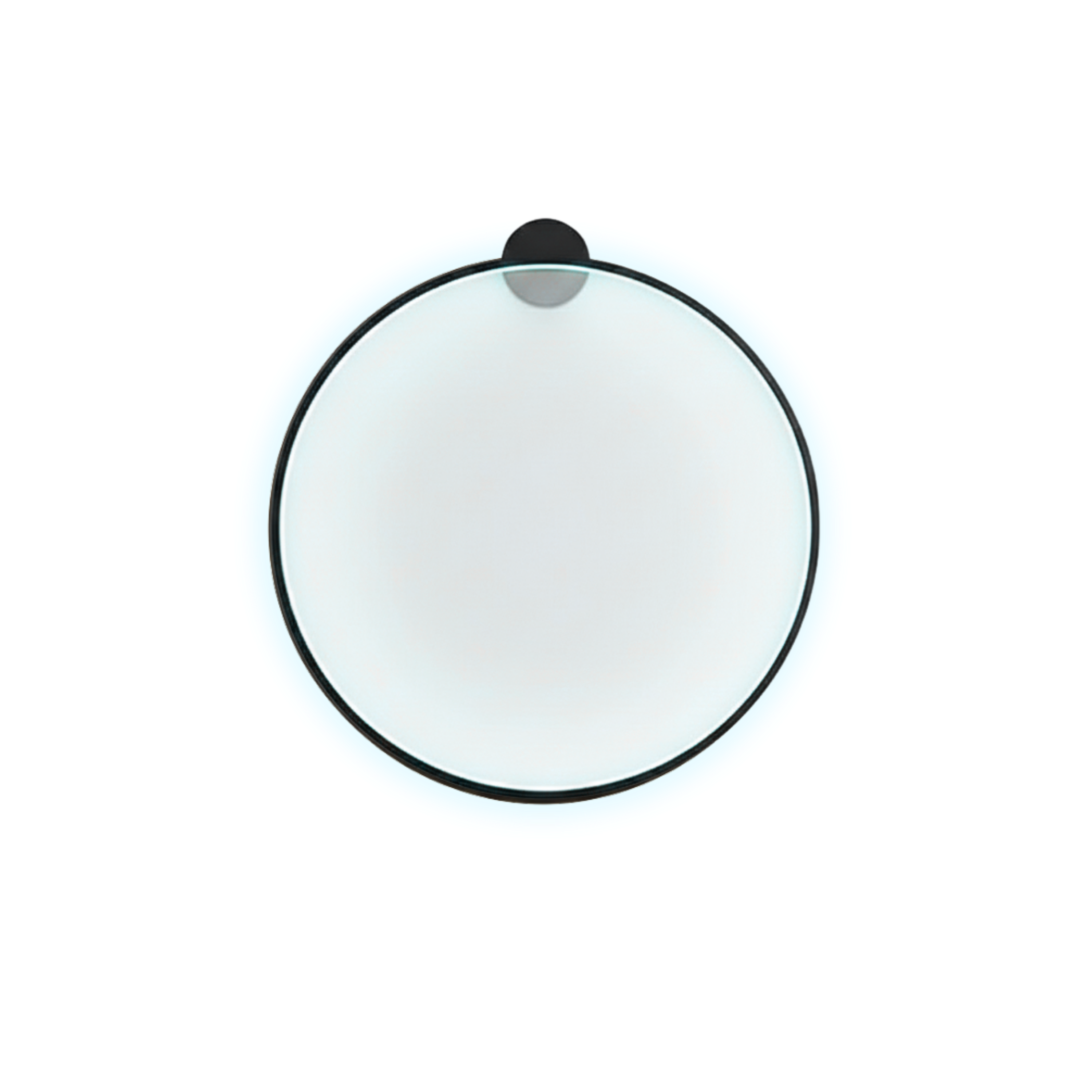 Okrągła minimalistyczna lampa ścienna