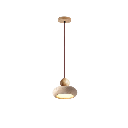 Lampa wisząca vintage z kamienia agatowego