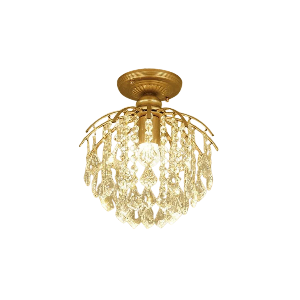 Lampa wisząca z kryształu