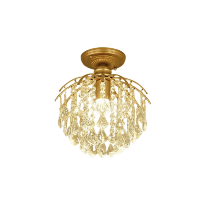 Lampa wisząca z kryształu
