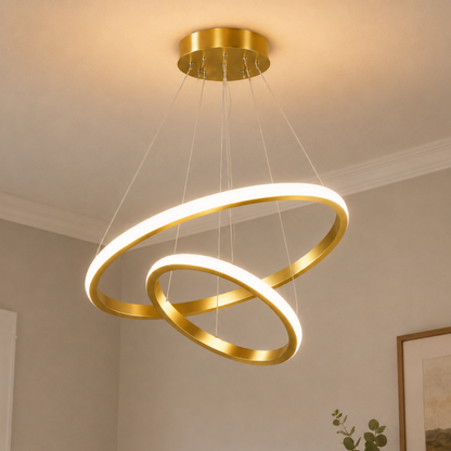 Modern LED Ring Chandelier