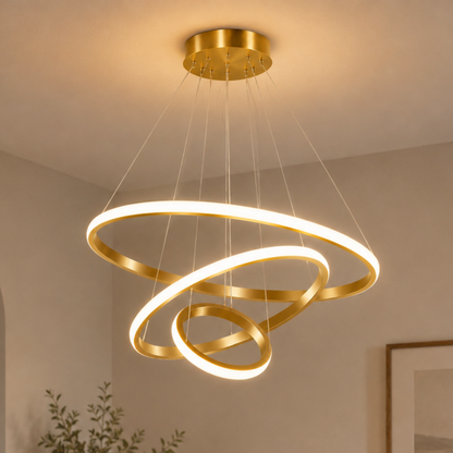 Modern LED Ring Chandelier