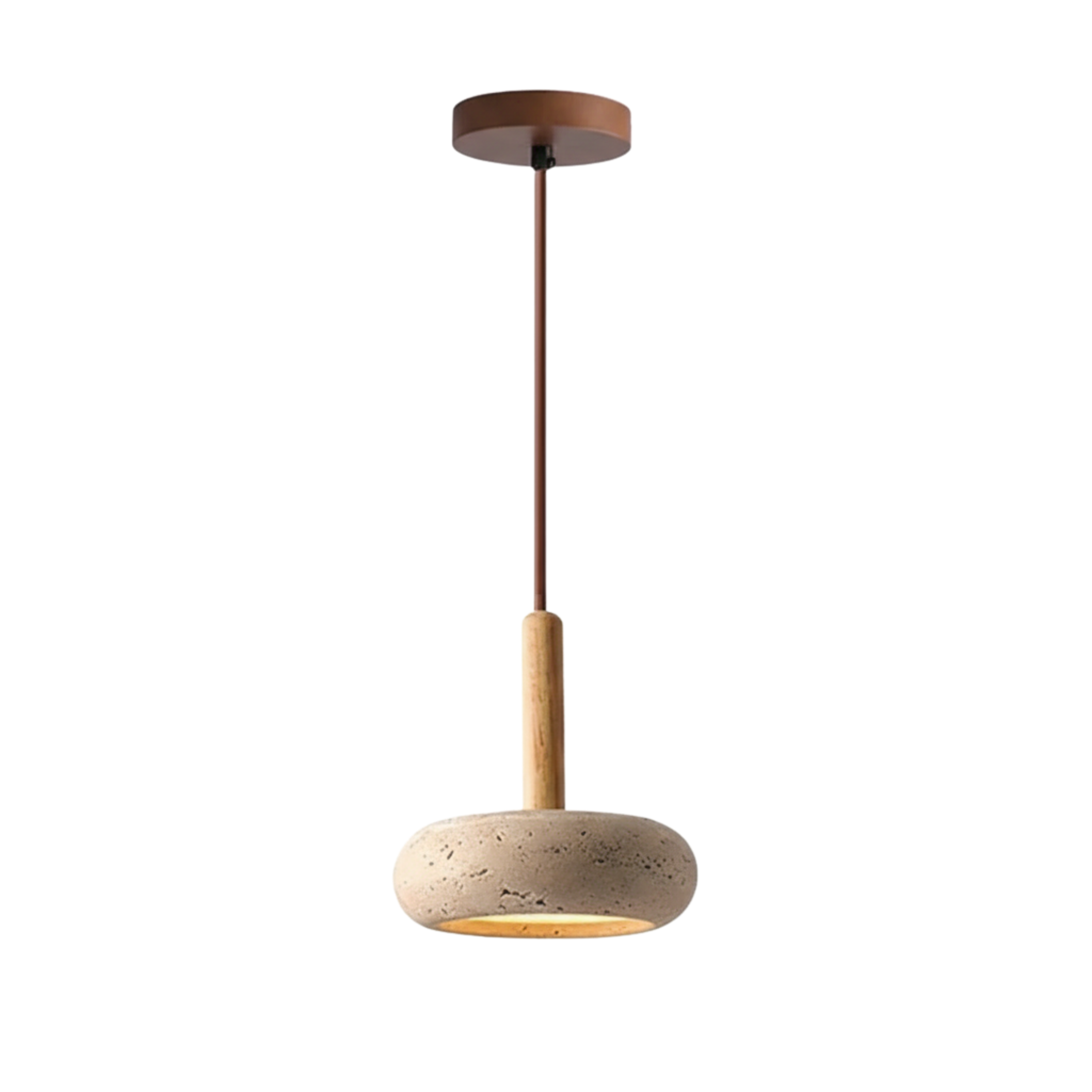 Wabi-Sabi LED Kamienna Lampa Wisząca