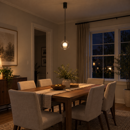 Dimmable Glass Pendant Light