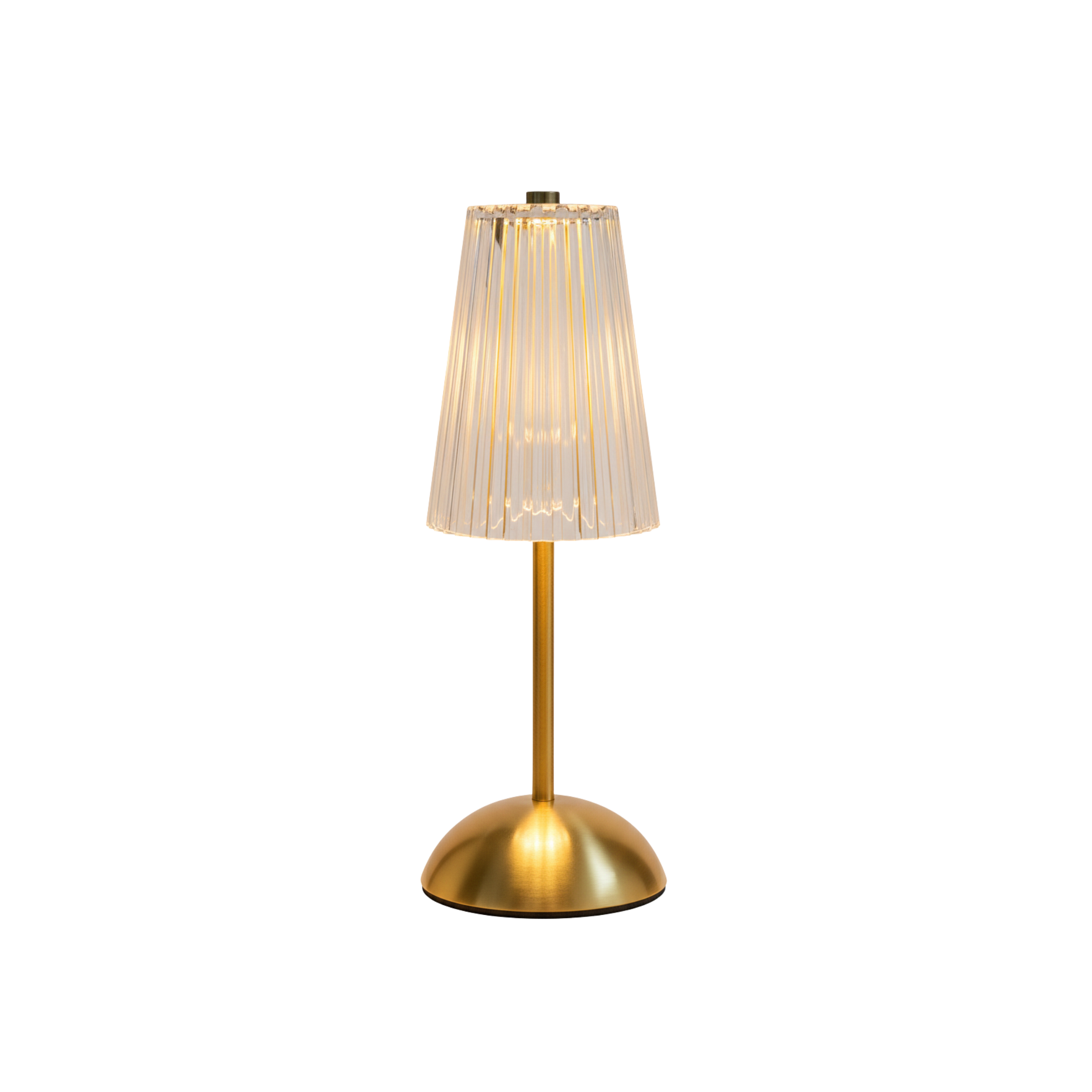 Dotykowa lampa stołowa LED w stylu retro z kryształową strukturą