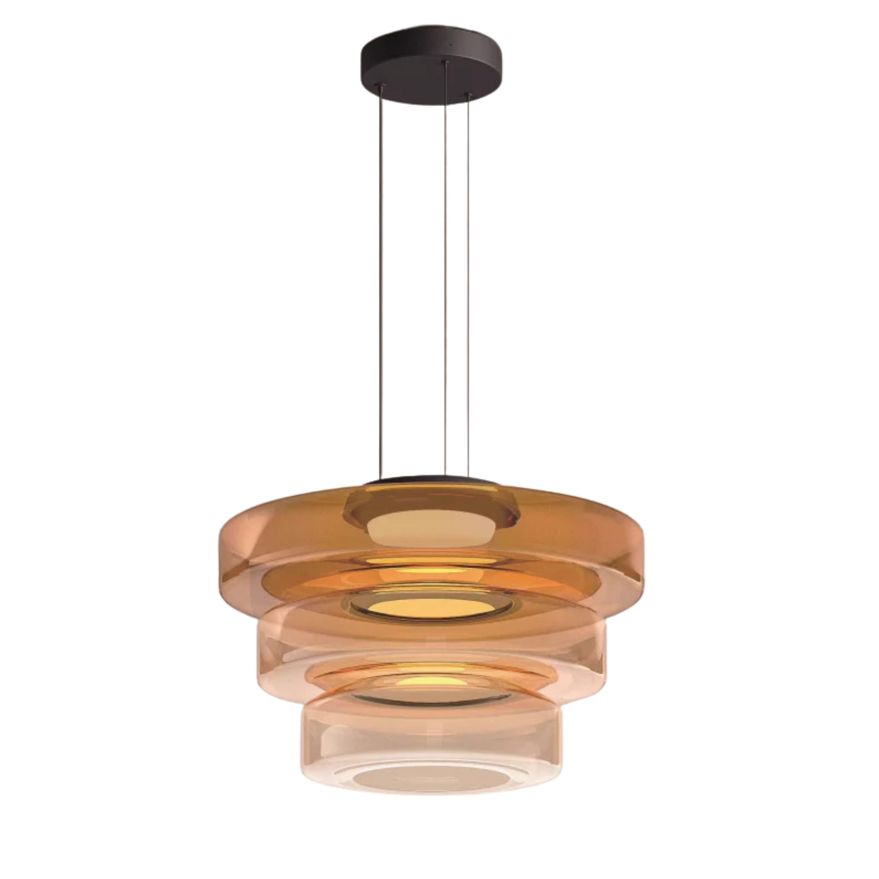 Szklana lampa wisząca Bauhaus