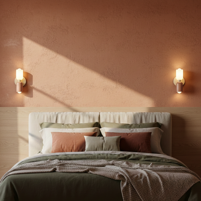Kolorowa nordycka lampa ścienna do wnętrz