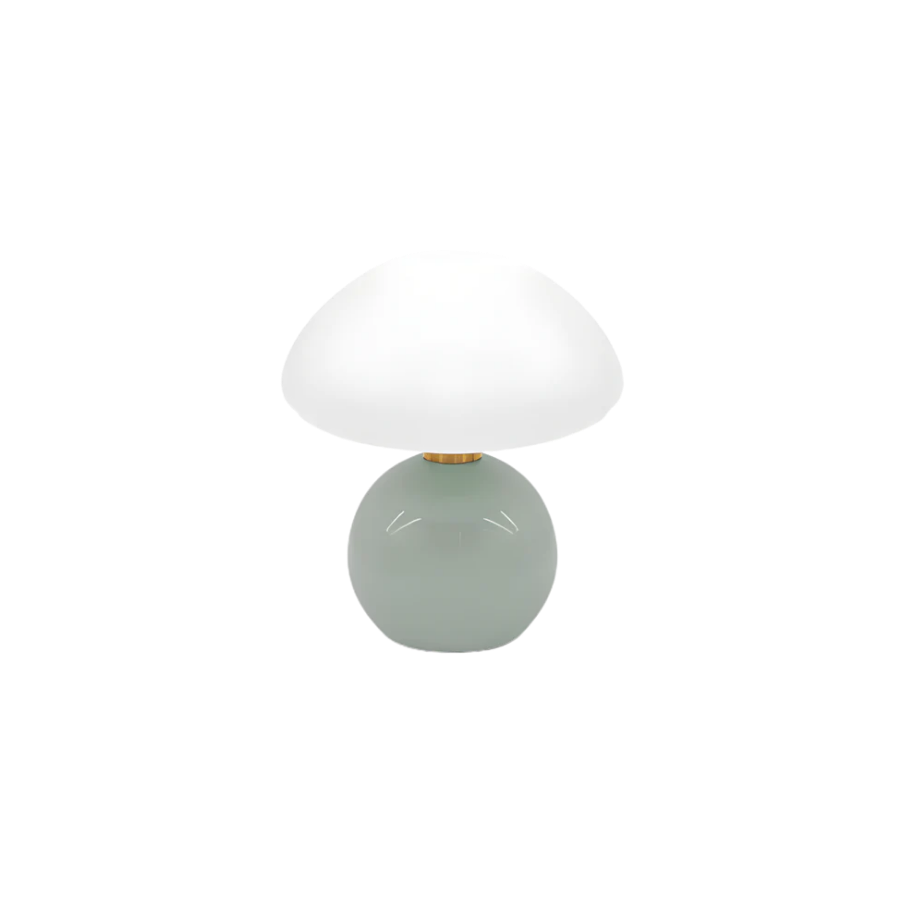Nowoczesna ceramiczna lampa stołowa w kształcie grzyba