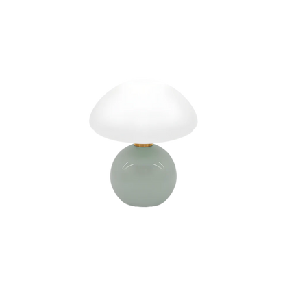 Nowoczesna ceramiczna lampa stołowa w kształcie grzyba
