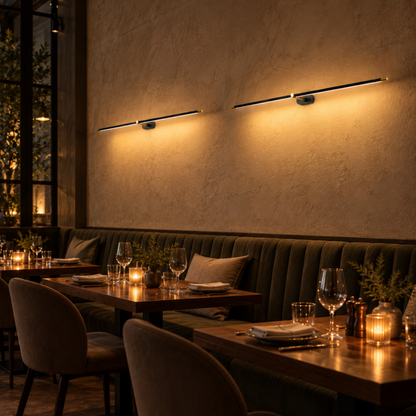 Modern StripBeam Metal Wall Light