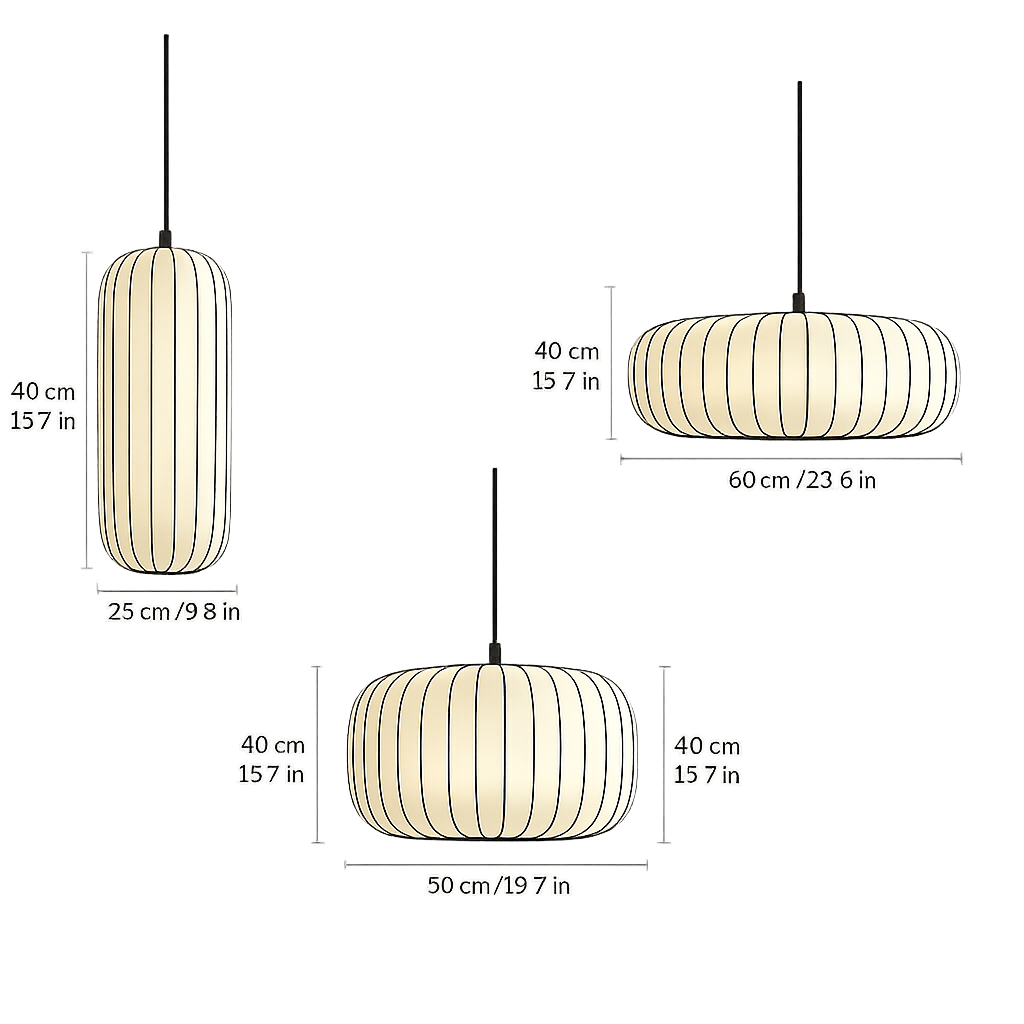 Rendara Silk Pendant Light