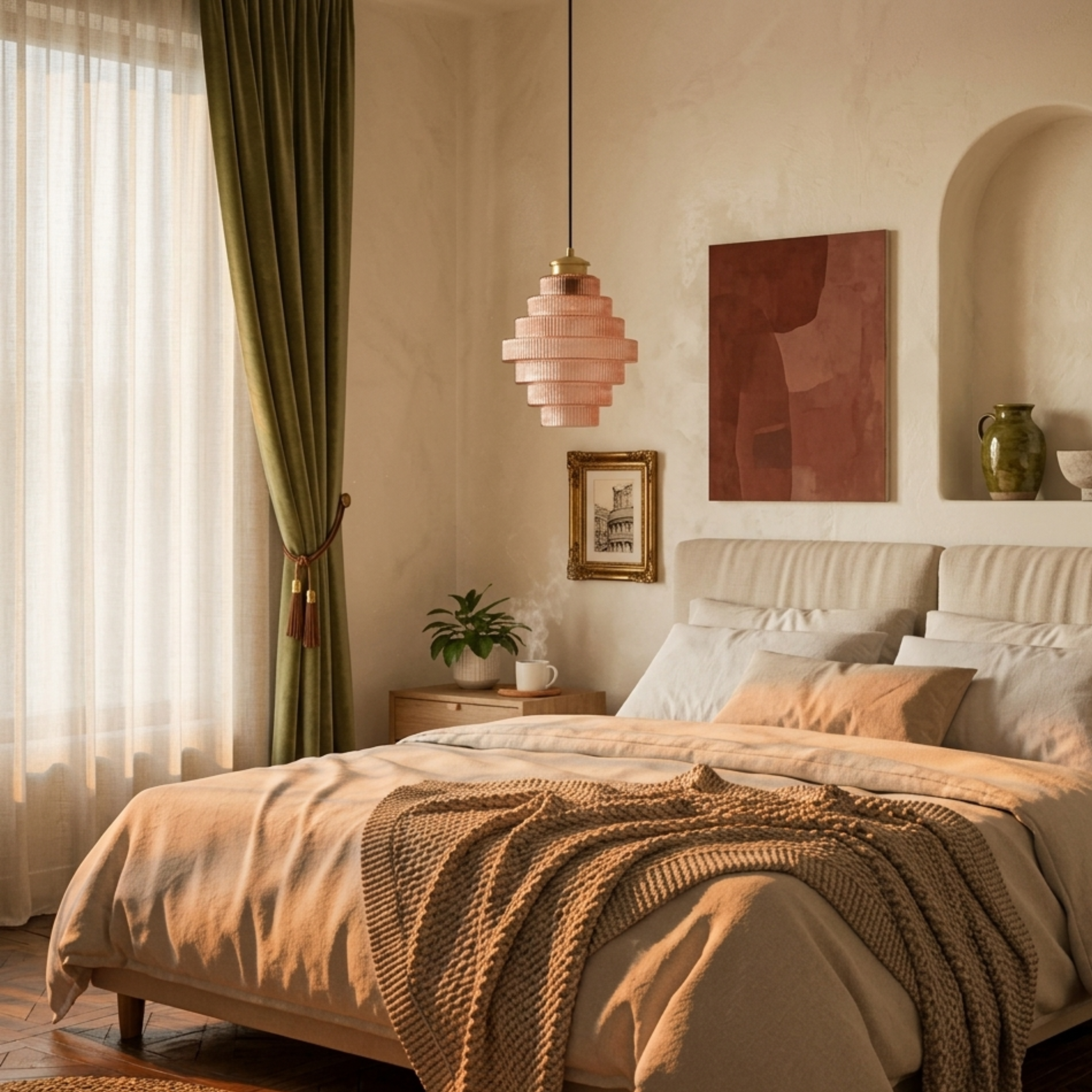 Nowoczesna minimalistyczna szkła lampa wisząca