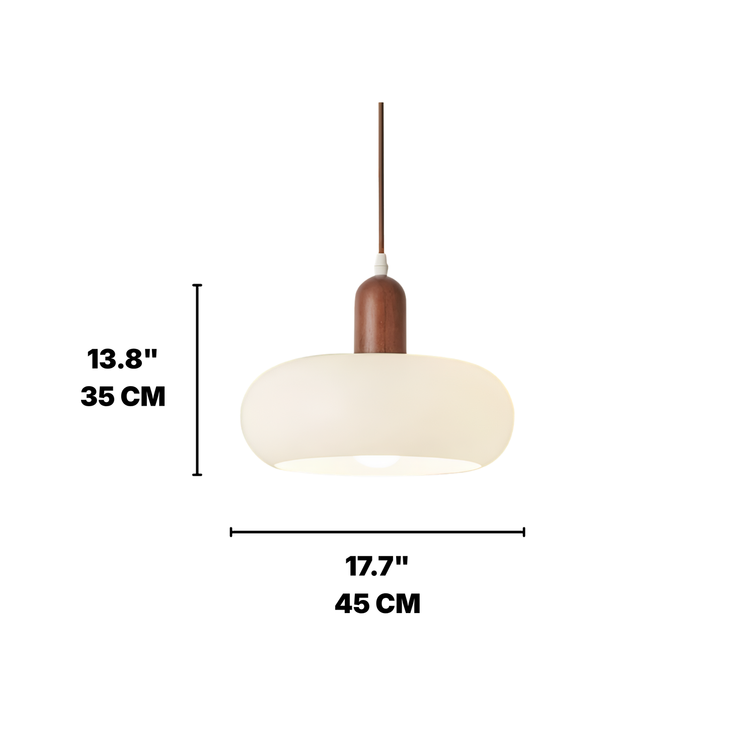 Scandinavian Cream Pendant Light